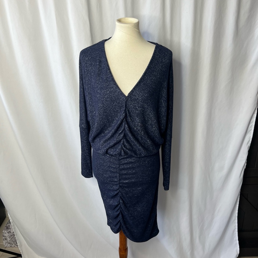 VENUS Long Sleeve Ruched Knit Dress – Size M